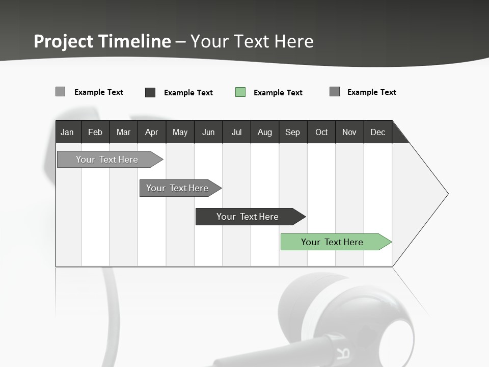Earbud Electronic Mobile PowerPoint Template