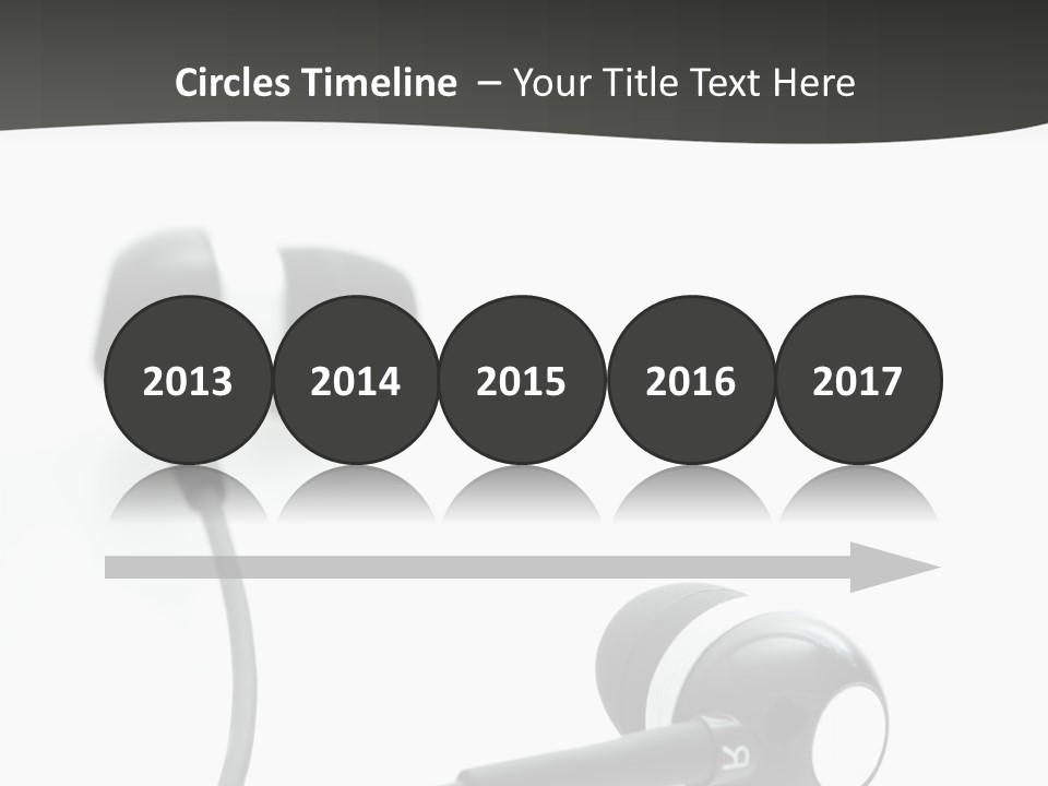 Earbud Electronic Mobile PowerPoint Template