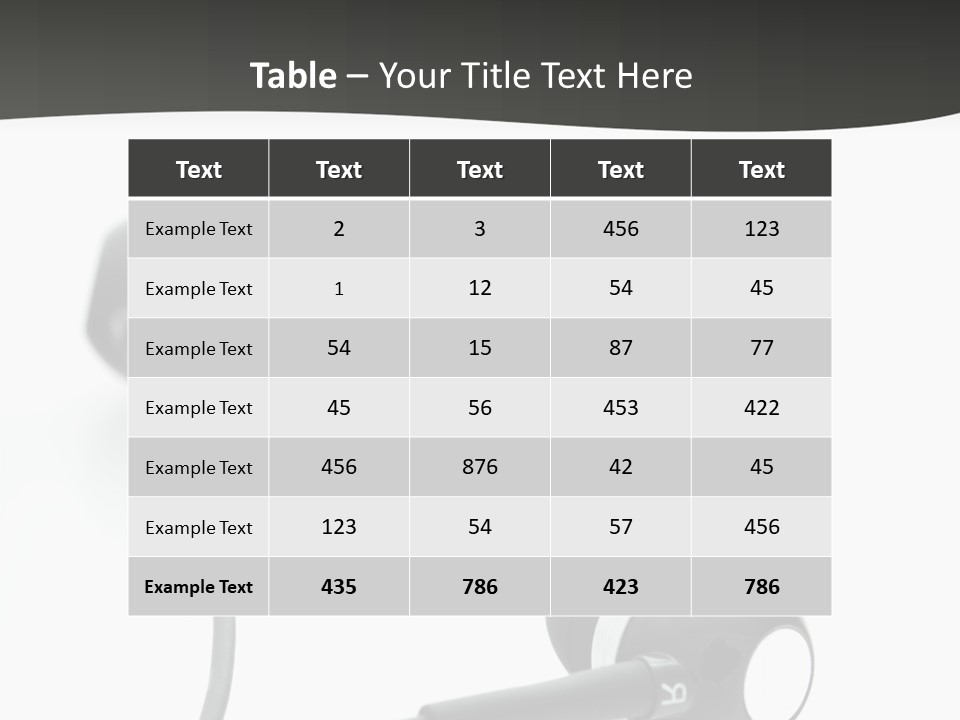 Earbud Electronic Mobile PowerPoint Template