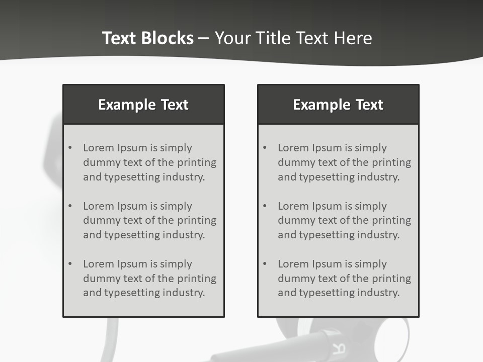 Earbud Electronic Mobile PowerPoint Template