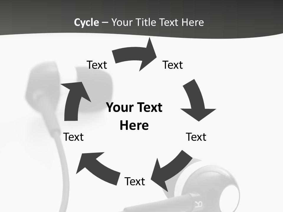 Earbud Electronic Mobile PowerPoint Template