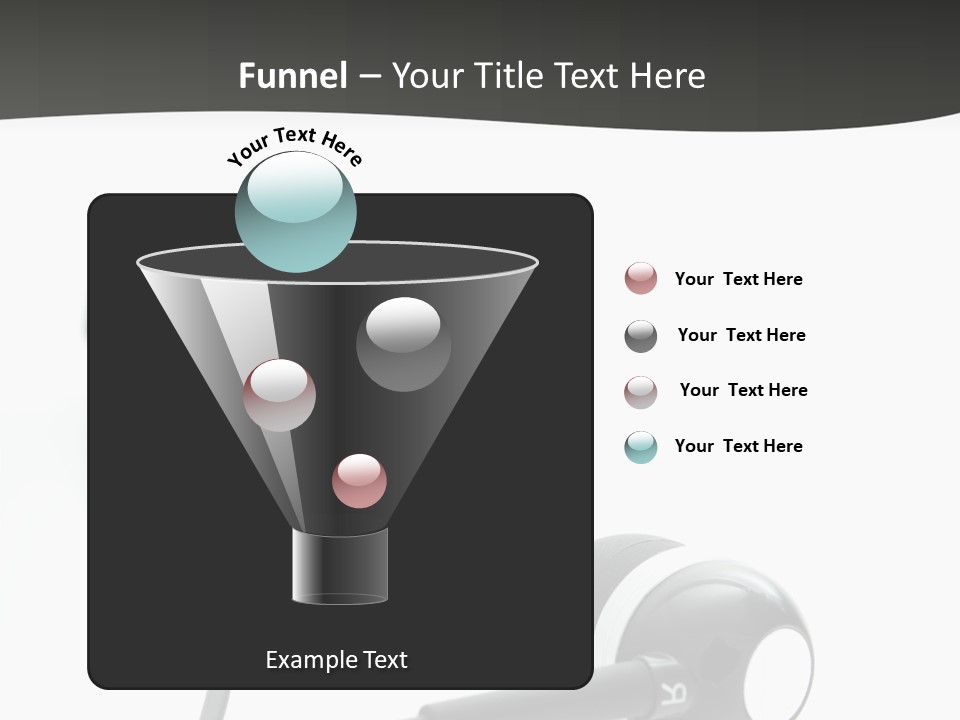 Earbud Electronic Mobile PowerPoint Template
