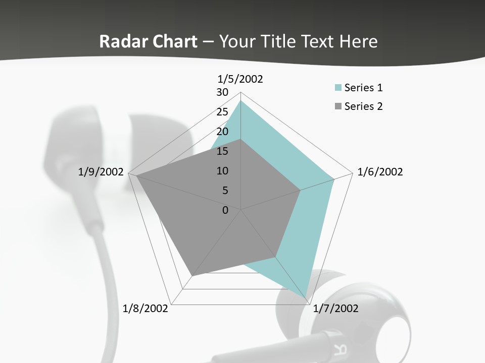 Earbud Electronic Mobile PowerPoint Template
