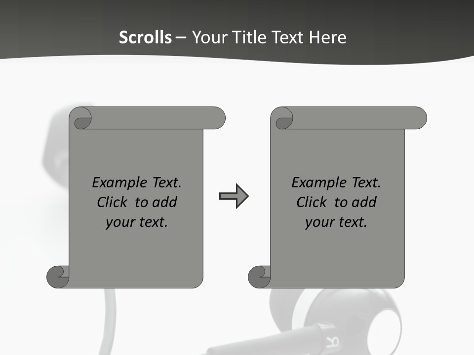 Earbud Electronic Mobile PowerPoint Template