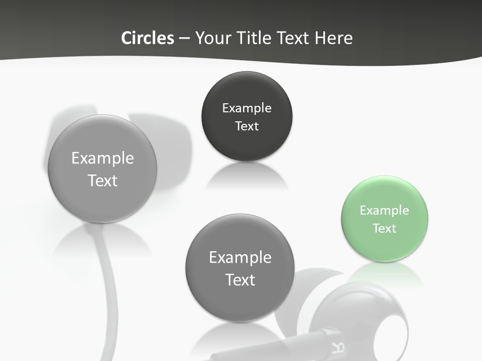 Earbud Electronic Mobile PowerPoint Template
