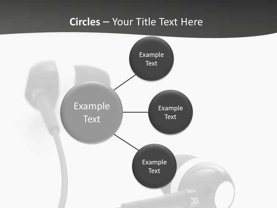 Earbud Electronic Mobile PowerPoint Template