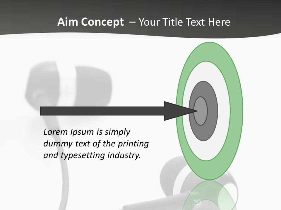 Earbud Electronic Mobile PowerPoint Template