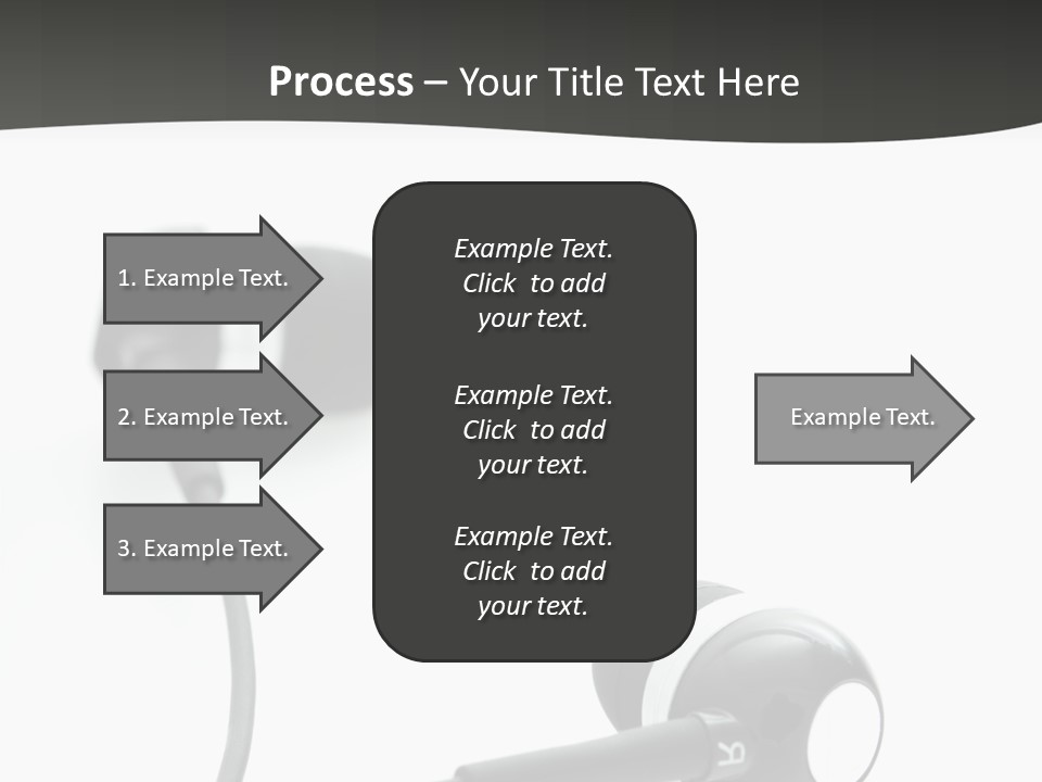 Earbud Electronic Mobile PowerPoint Template