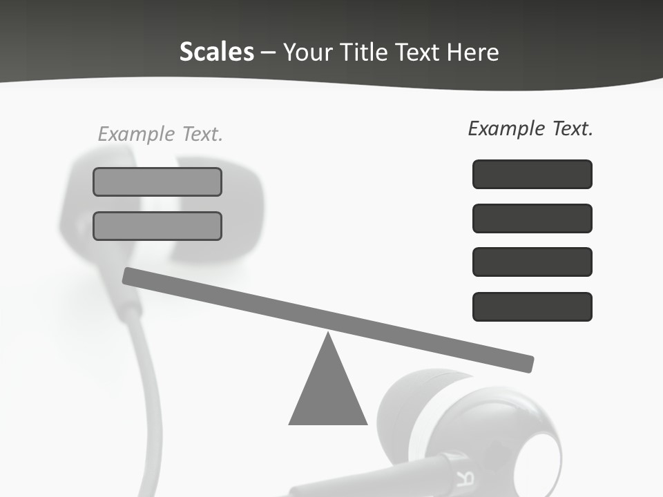 Earbud Electronic Mobile PowerPoint Template