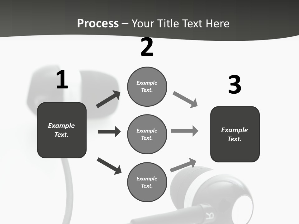 Earbud Electronic Mobile PowerPoint Template