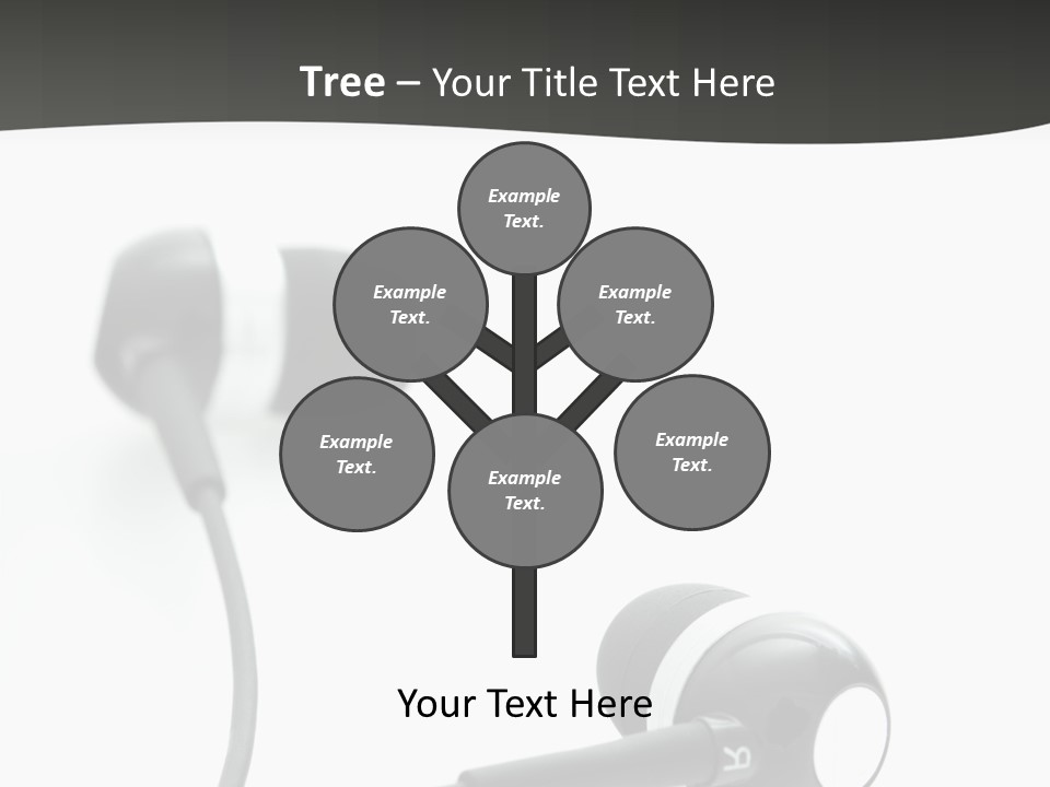 Earbud Electronic Mobile PowerPoint Template