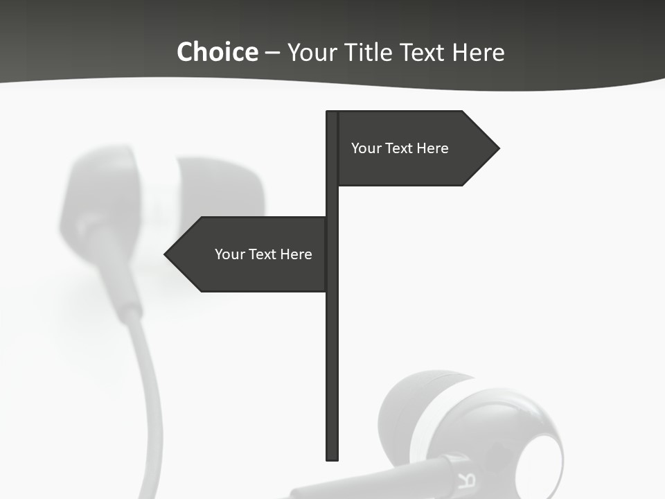 Earbud Electronic Mobile PowerPoint Template