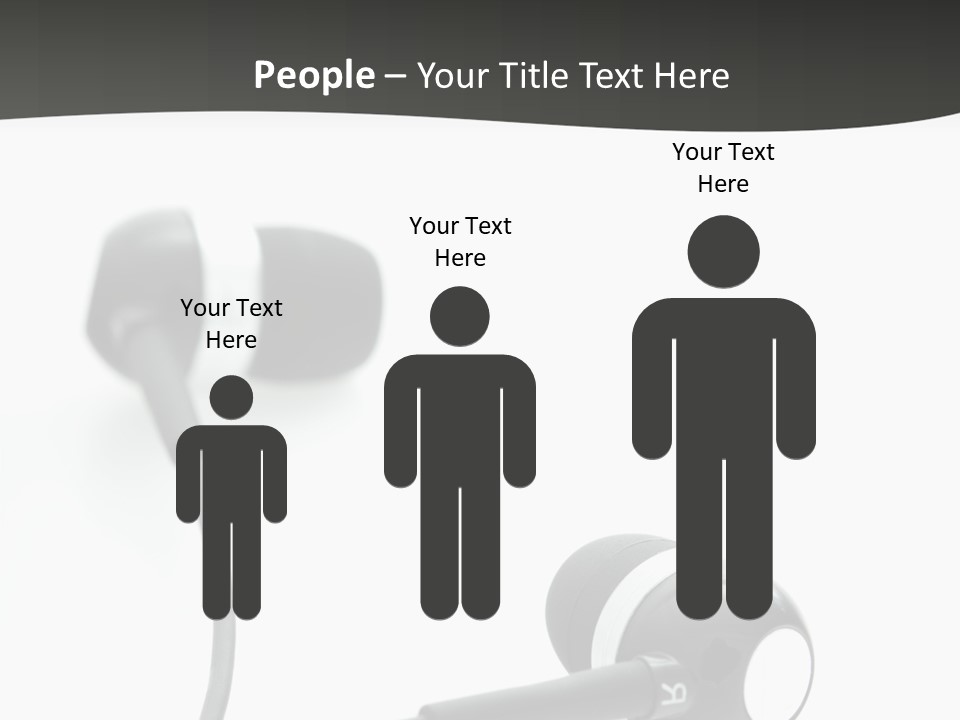 Earbud Electronic Mobile PowerPoint Template