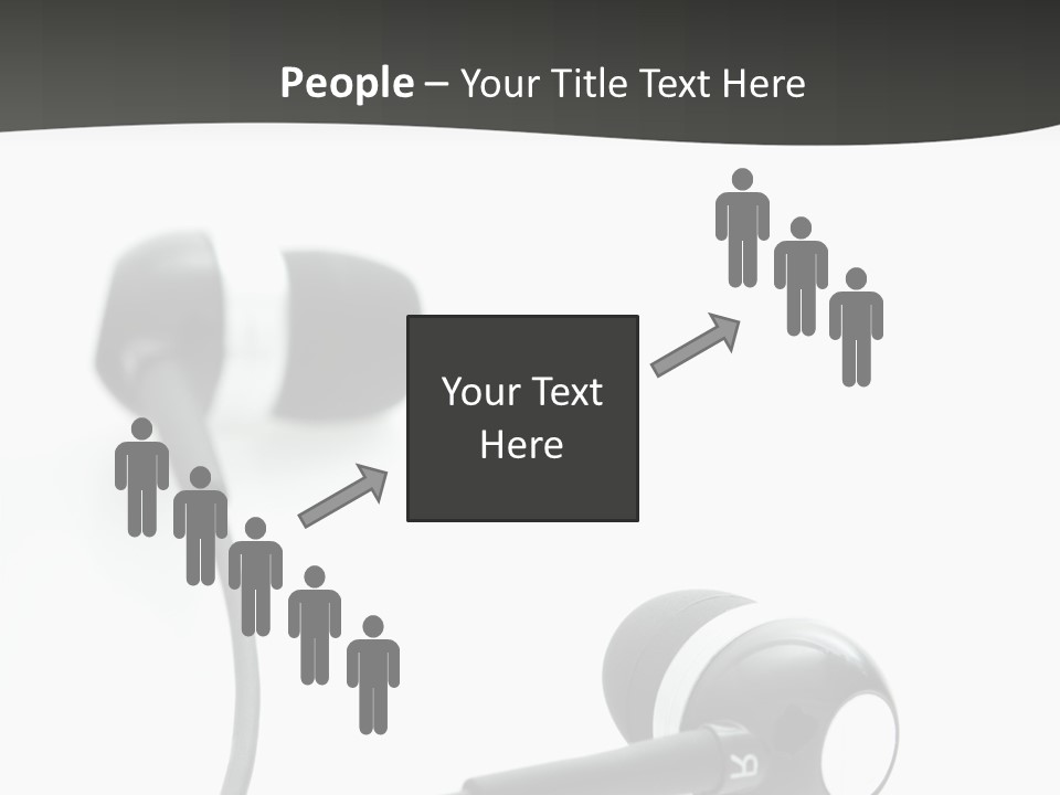 Earbud Electronic Mobile PowerPoint Template