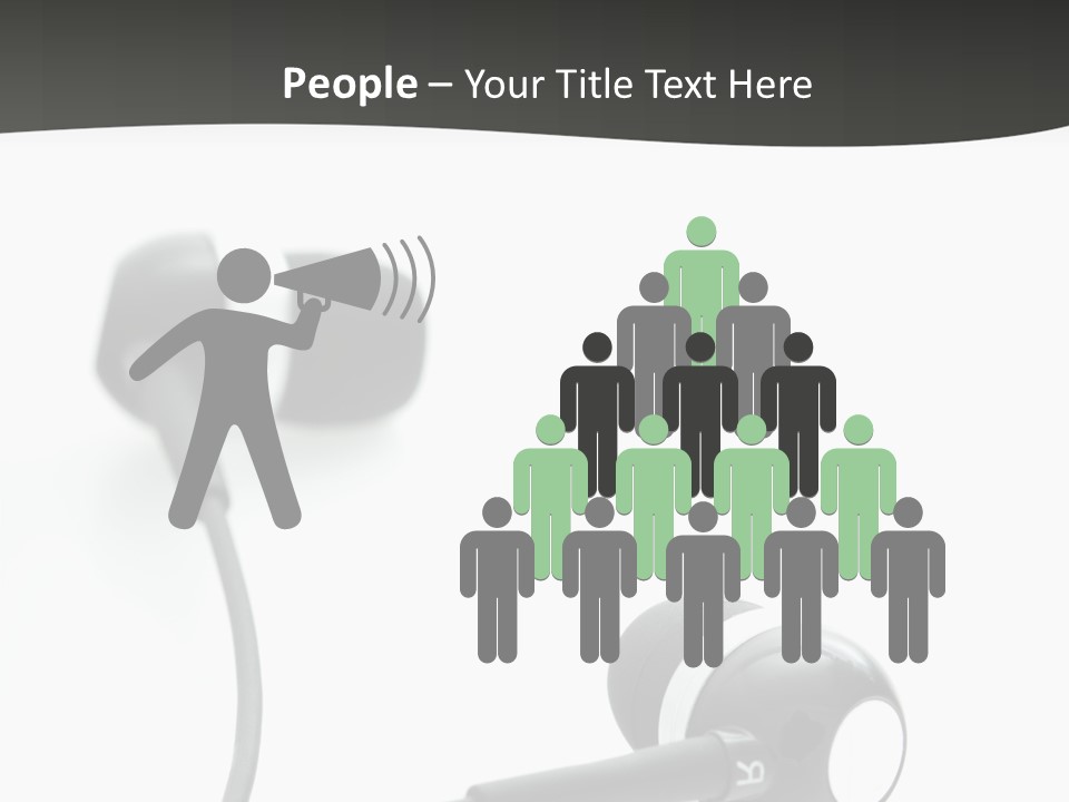 Earbud Electronic Mobile PowerPoint Template