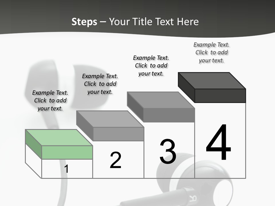 Earbud Electronic Mobile PowerPoint Template