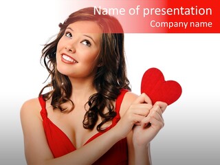 Love Young White PowerPoint Template