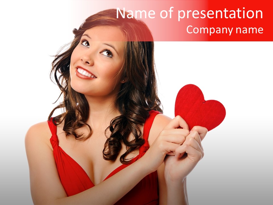 Love Young White PowerPoint Template