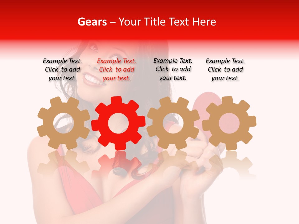 Love Young White PowerPoint Template