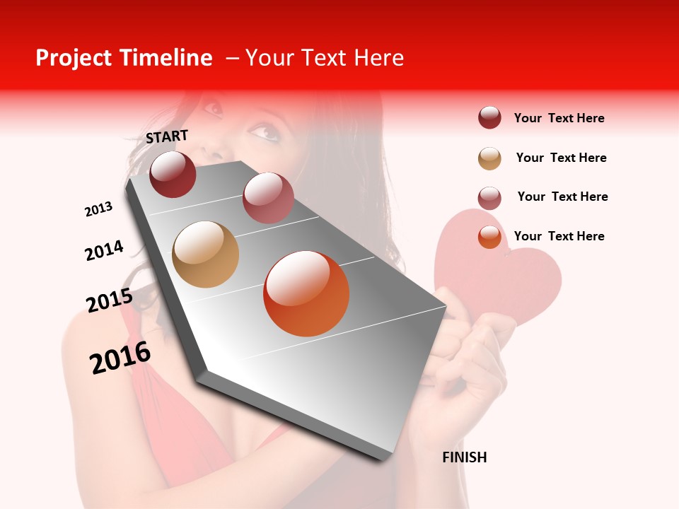 Love Young White PowerPoint Template