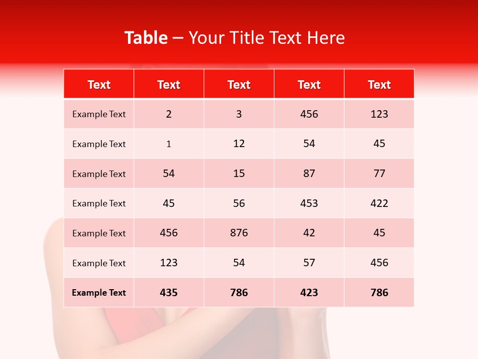 Love Young White PowerPoint Template