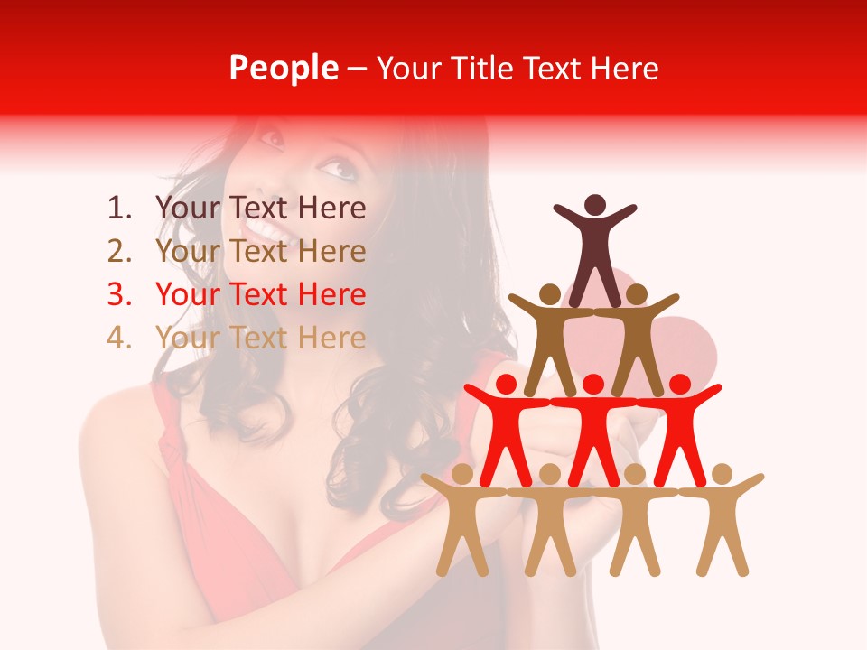 Love Young White PowerPoint Template