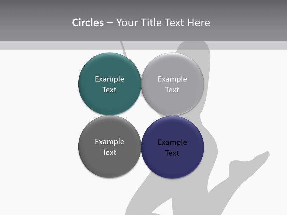 Studio Female Grayscale PowerPoint Template