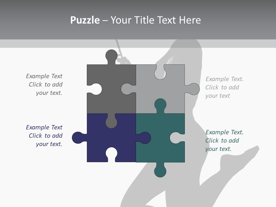 Studio Female Grayscale PowerPoint Template