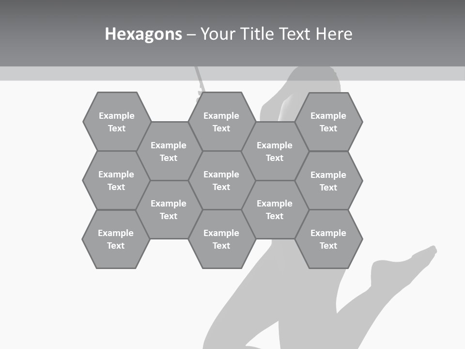 Studio Female Grayscale PowerPoint Template