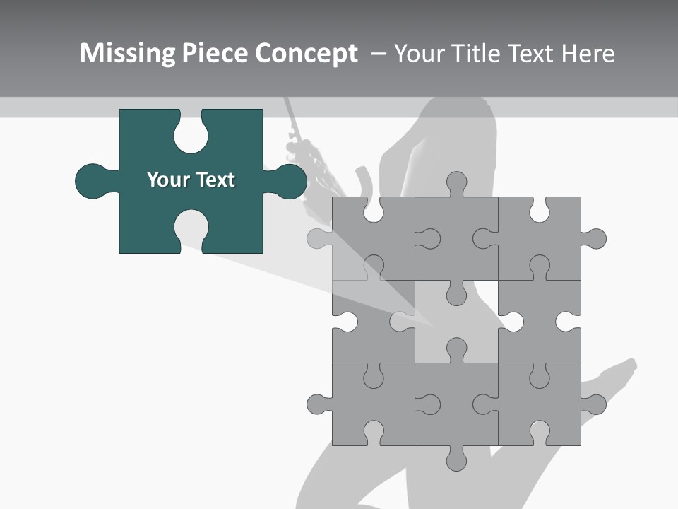 Studio Female Grayscale PowerPoint Template