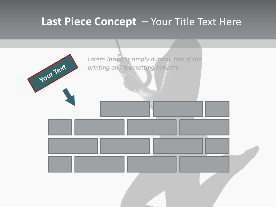 Studio Female Grayscale PowerPoint Template