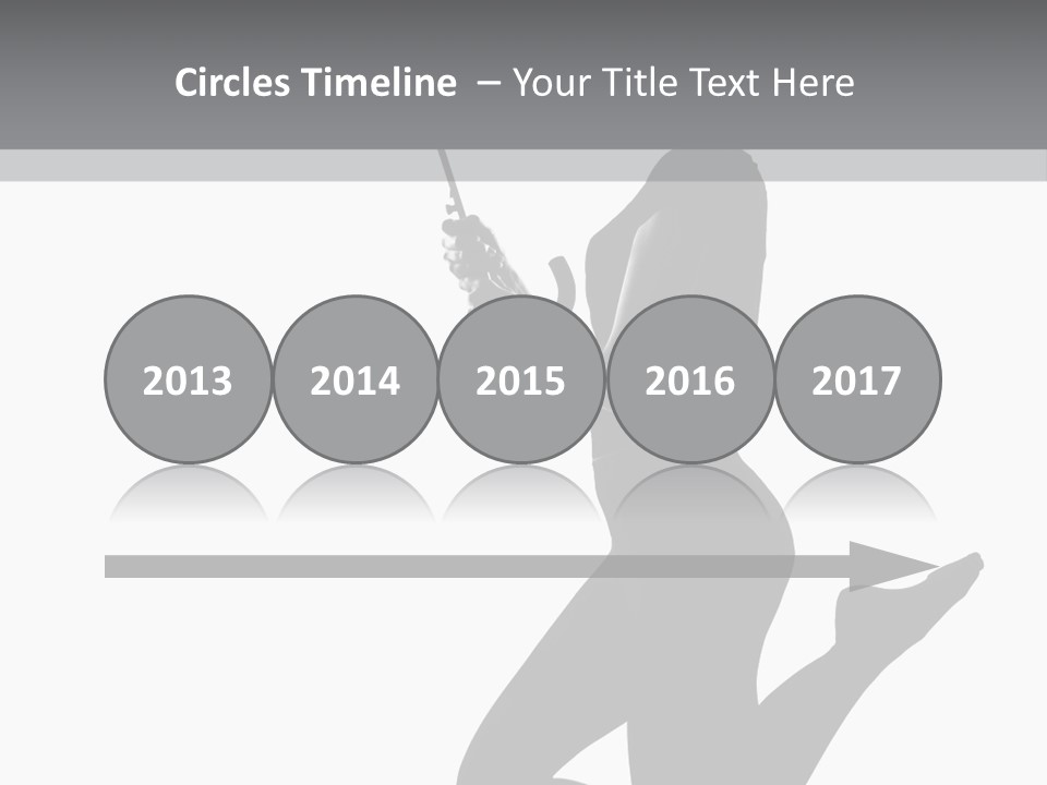 Studio Female Grayscale PowerPoint Template