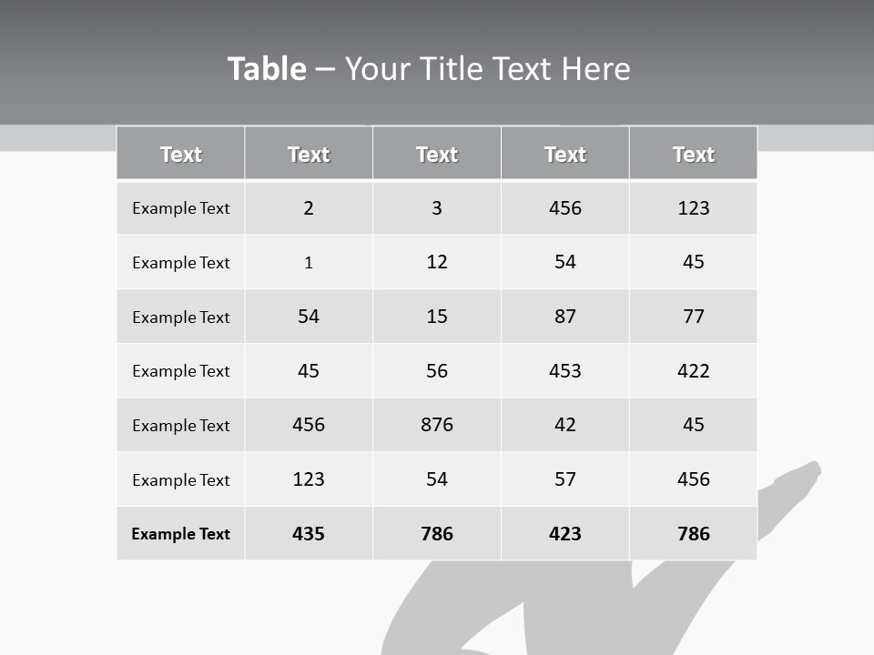 Studio Female Grayscale PowerPoint Template