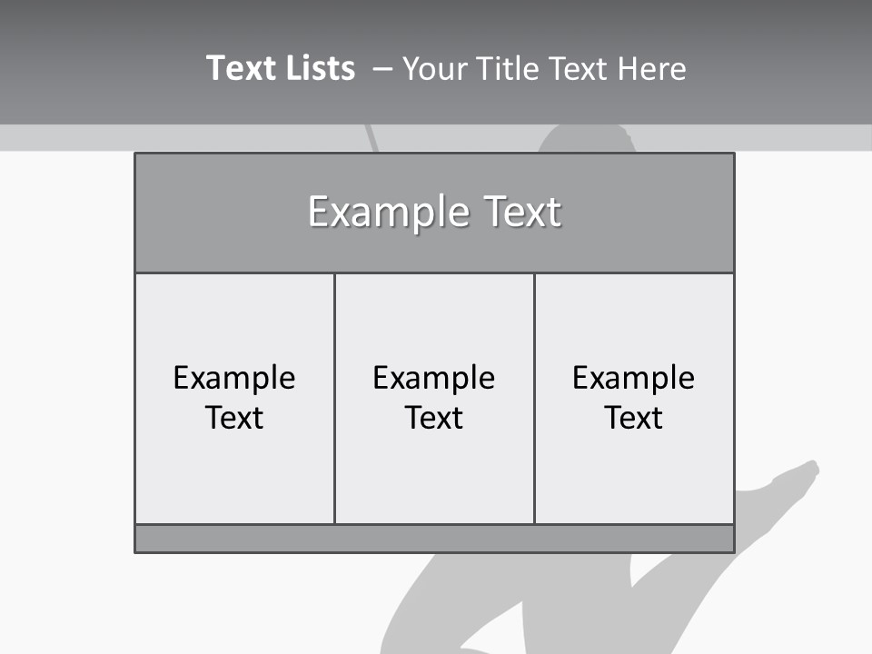 Studio Female Grayscale PowerPoint Template
