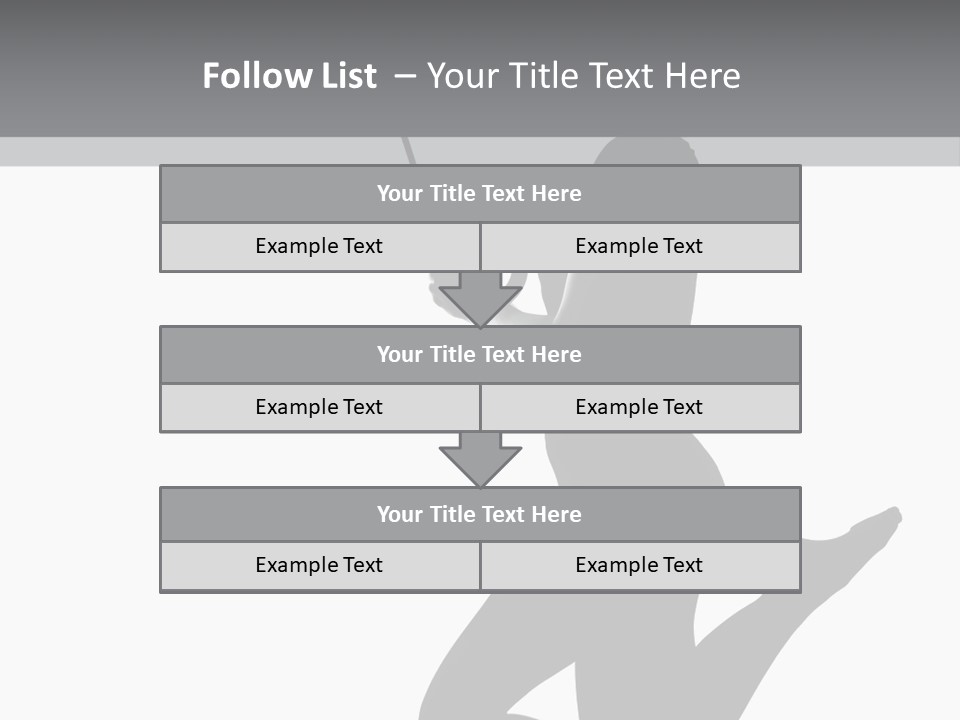 Studio Female Grayscale PowerPoint Template