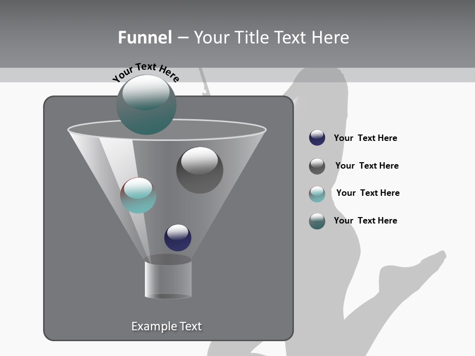 Studio Female Grayscale PowerPoint Template