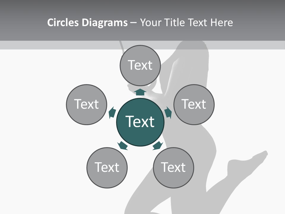 Studio Female Grayscale PowerPoint Template