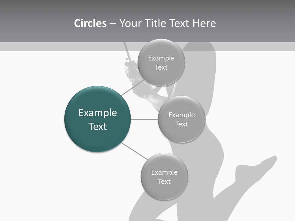 Studio Female Grayscale PowerPoint Template