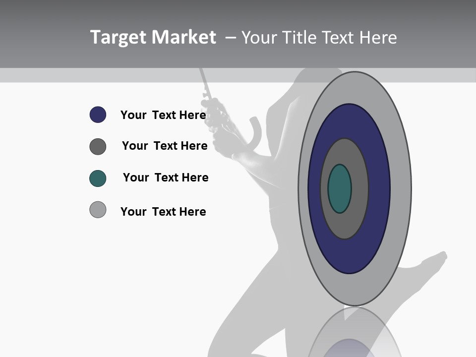 Studio Female Grayscale PowerPoint Template