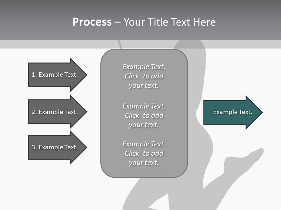 Studio Female Grayscale PowerPoint Template