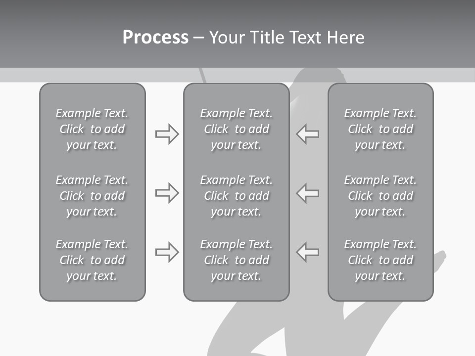 Studio Female Grayscale PowerPoint Template