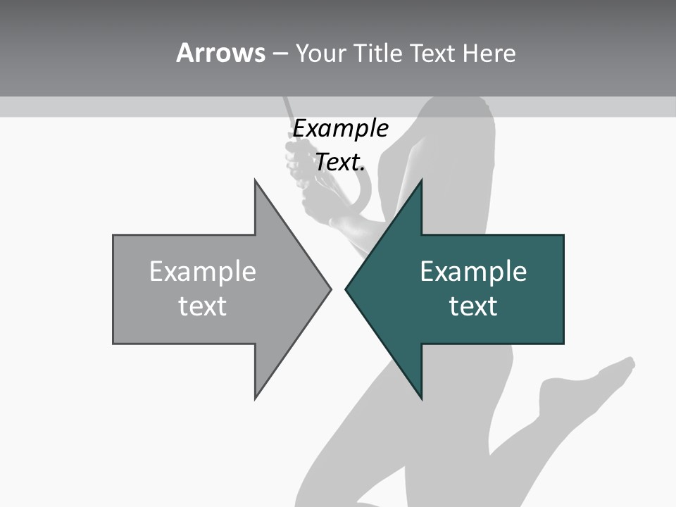 Studio Female Grayscale PowerPoint Template