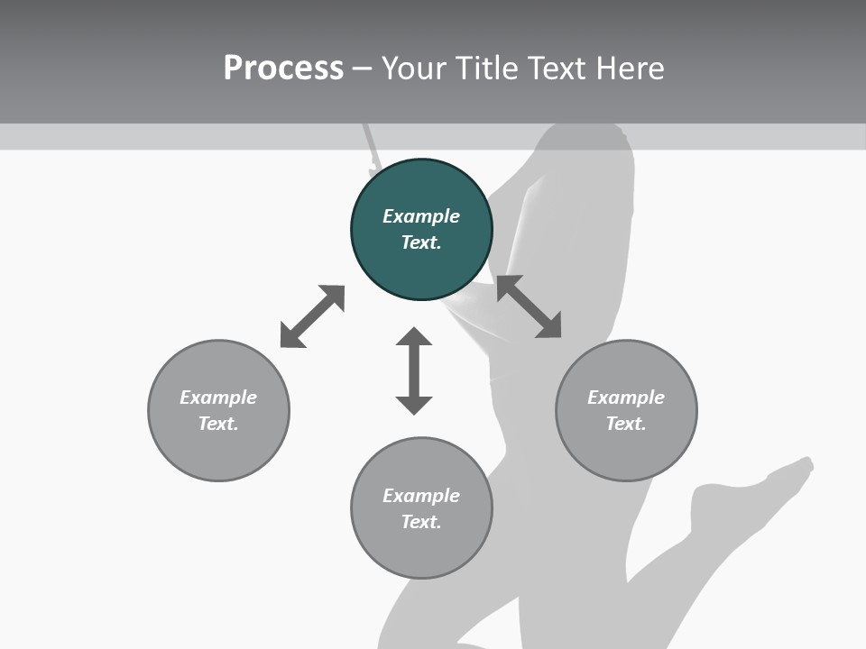 Studio Female Grayscale PowerPoint Template