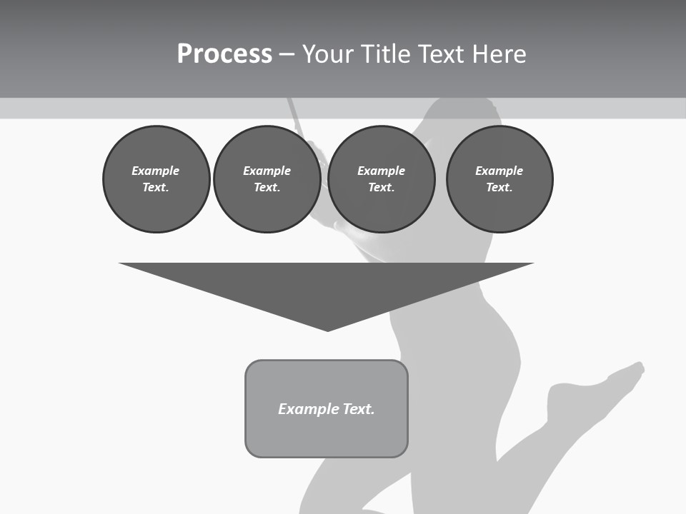 Studio Female Grayscale PowerPoint Template