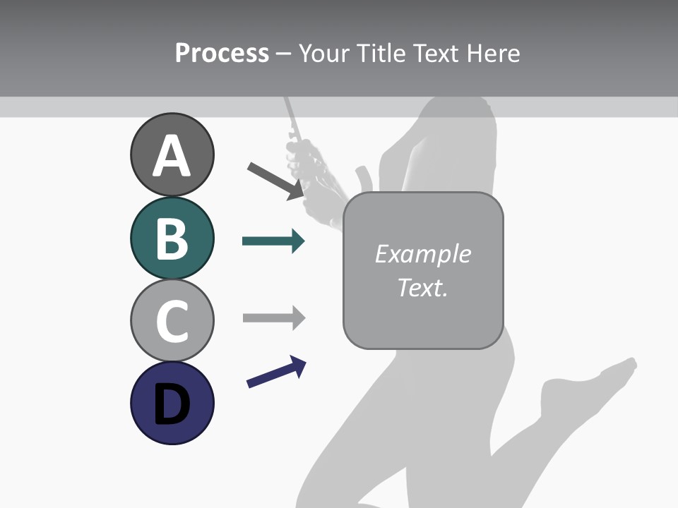 Studio Female Grayscale PowerPoint Template