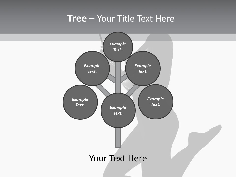 Studio Female Grayscale PowerPoint Template