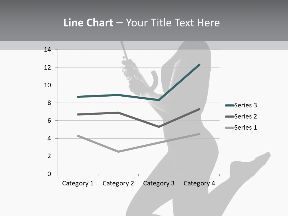Studio Female Grayscale PowerPoint Template