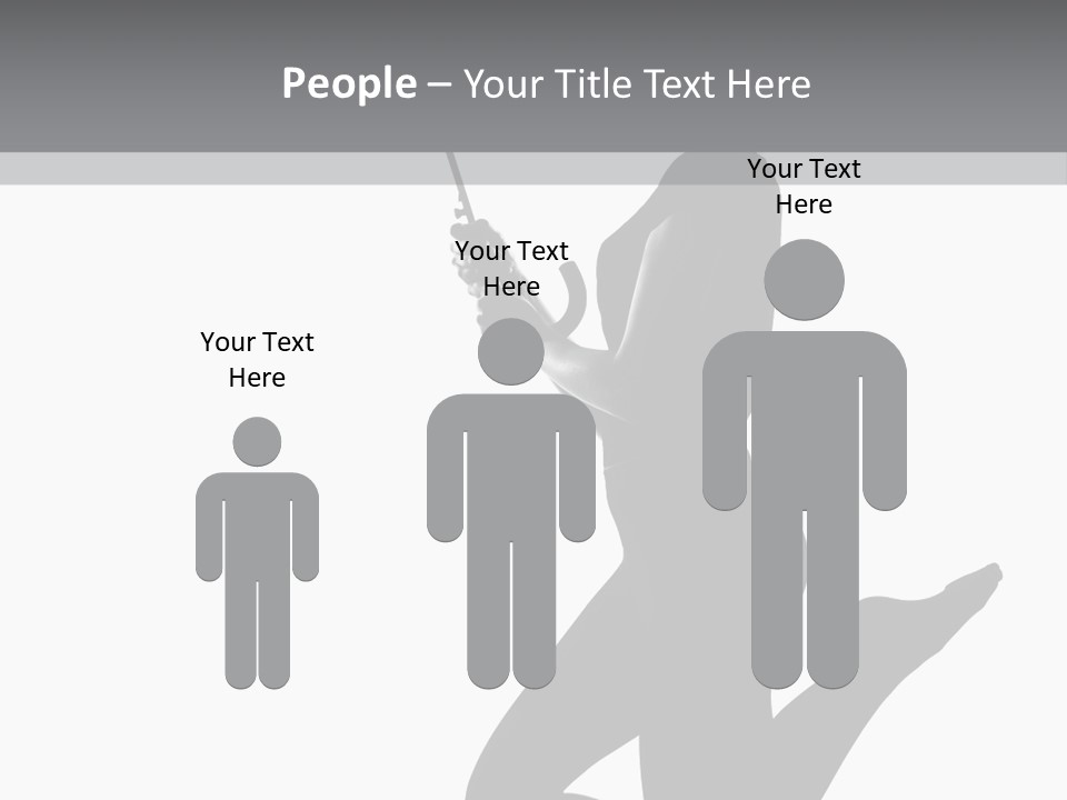 Studio Female Grayscale PowerPoint Template