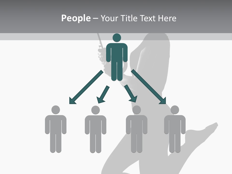 Studio Female Grayscale PowerPoint Template