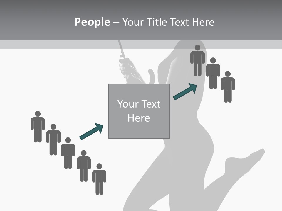 Studio Female Grayscale PowerPoint Template